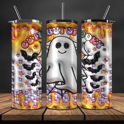 3d tumbler wrap , spooky seamless tumbler wrap,halloween tumbler , halloween png 29