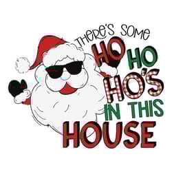 santa ho in this house christmas heat transfer designs ready to press not sublimation svg files, instant download
