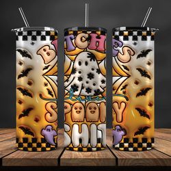 3d tumbler wrap , spooky seamless tumbler wrap,halloween tumbler , halloween png 33