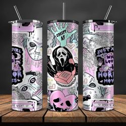 halloween tumbler wrap ,halloween tumbler png, halloween png,halloween gifts,movies halloween 34