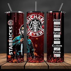 halloween tumbler wrap ,halloween tumbler png, halloween png,halloween gifts,movies halloween  55