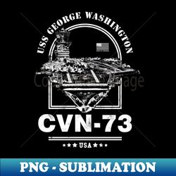 George Washington Aircraft Carrier - Professional Sublimation Digital Download - Perfect for Sublimation Art