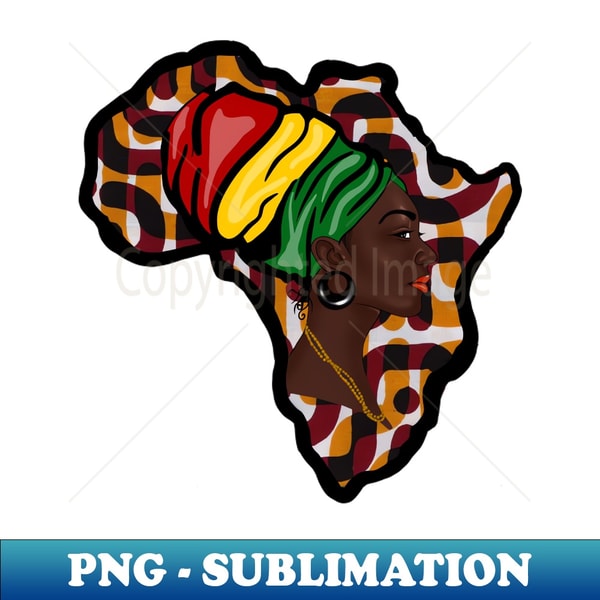 Printable Rasta Map Africa Map African Woman Rasta Colors - Unique Sublimation P - Inspire ...