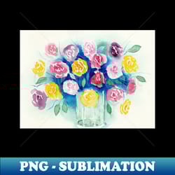 loose roses 5 - roses from my sweetie - trendy sublimation digital download - perfect for sublimation mastery