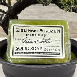 Solid soap with luffa ZIELINSKI & ROZEN "OAKMOSS & AMBER" 100g