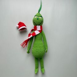 Grinch amigurumi crochet pattern