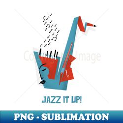 Saxophone Jazz Player - Premium Sublimation Digital Download - Unleash Your Creativity