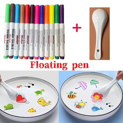 magical water painting pen colorful mark pen markers floating ink pen doodle water pens children montessori early educat