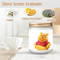 Winnie Pooh Candle, Soy Wax, Scented, Frosted Glass Candle Cup - Large Size.png