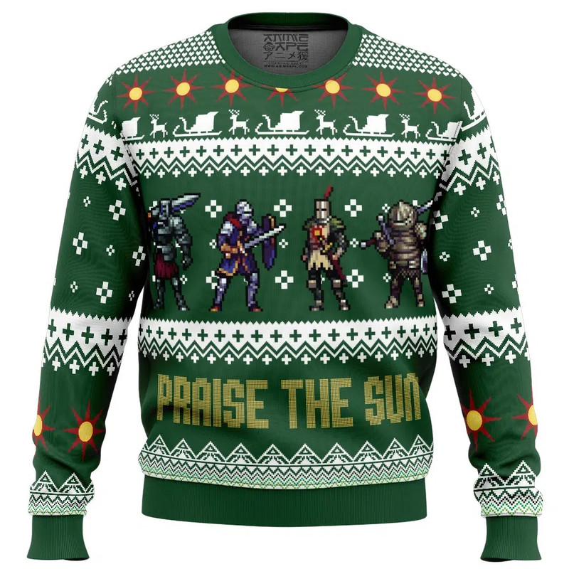 Souls Squad Dark Souls All Over Print Ugly Hoodie 3D Zip Hoodie 3D Ugly Christmas Sweater 3D Fleece Hoodie