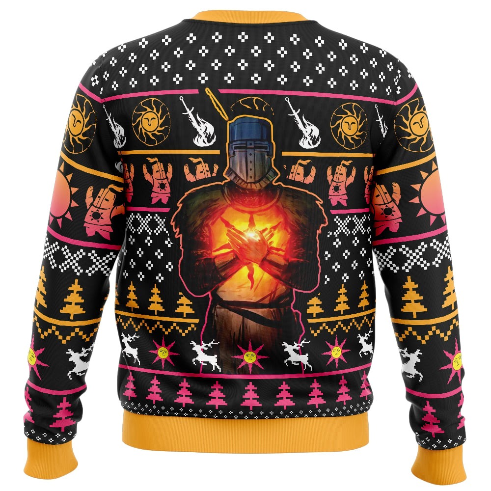 Christmas Solaire Dark Souls All Over Print Ugly Hoodie 3D Zip Hoodie 3D Ugly Christmas Sweater 3D Fleece Hoodie