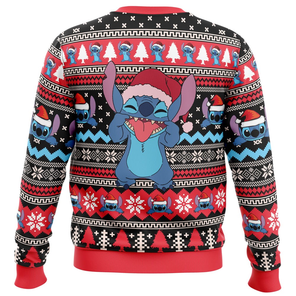 Lilo and Stitch All Over Print Ugly Hoodie 3D Zip Hoodie 3D Ugly Christmas Sweater 3D Fleece Hoodie