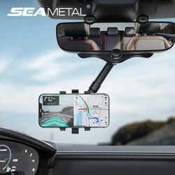 multifunctional rear view mirror phone holder mount