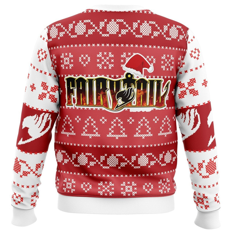 Erza Scarlet Fairy Tail All Over Print Ugly Hoodie 3D Zip Hoodie 3D Ugly Christmas Sweater 3D Fleece Hoodie