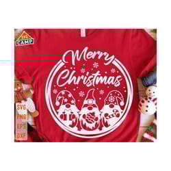 christmas gnomes svg, merry christmas svg, cute gnomies svg, christmas gnome holiday svg, winter gnomes svg, kids funny christmas shirt svg