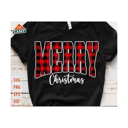 Merry Christmas Svg, Christmas Svg, Plaid Christmas Svg, Merry Christmas Png, Christmas Pajama Svg, Merry Christmas Shirt Svg