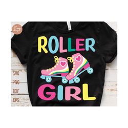 roller girl svg, roller skates svg, skating birthday svg, roller skates women, roller skating svg, retro summer kid svg file for cricut