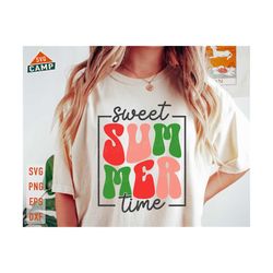 sweet summertime svg, summer svg, summertime svg, vacation svg, hello summer svg, beach svg, summer vibes svg, summer vacation shirt svg