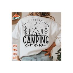 camping crew svg, adventure svg, funny camping svg, summer camp svg, campfire svg, camping life svg, happy camper svg, camping shirt svg