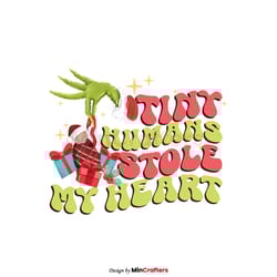 tiny humans stole my heart nicu christmas png file