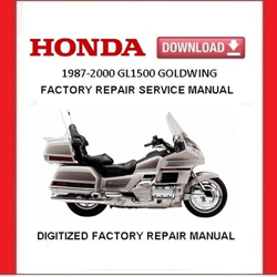 1987-2000 HONDA GL1500 GOLDWING Factory Service Repair Manual pdf Download