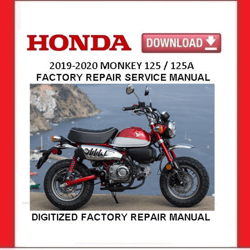 Only 6 left and in 2 carts  Price: USD 5.95  2019-2020 HONDA MONKEY 125/A Factory Service Repair Manual pdf Download sam