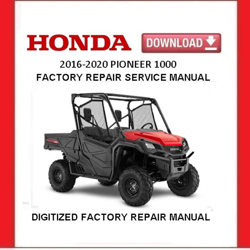 2016-2020 HONDA SXS1000 PIONEER Factory Service Repair Manual pdf Download