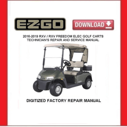 2016 EZGO RXV / RXV Freedom Electric Golf Cart Service Repair Manual pdf Download