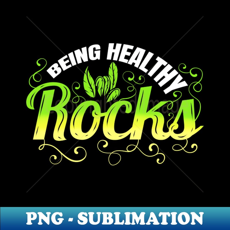 Vegetarian Pun - Being Healthy Rocks - Go Vegan - Exclusive | Inspire ...