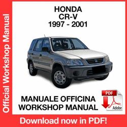 WORKSHOP MANUAL SERVICE REPAIR HONDA CR-V (1997-2001) (EN)