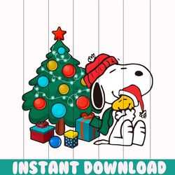 funny peanuts snoopy christmas png sublimation design