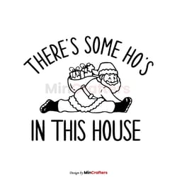 retro there is some hos in this house svg digital cricut file