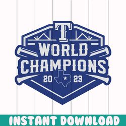 texas rangers 2023 world champs svg cutting digital file