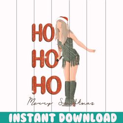 cute ho ho ho merry christmas png sublimation digital