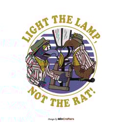 retro gonzo rizzo light the lamp not the rat svg cricut file
