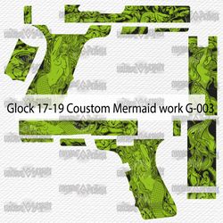 glock 17-19 custom mermaid work g-003