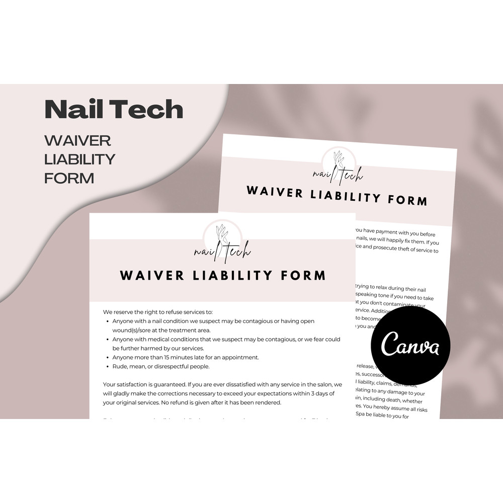 Waiver Form Nail, Nail Technician Liability, Nail Consent Form.png
