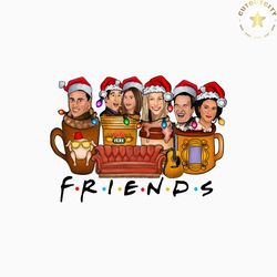 Funny Friends TV Show Christmas Vibe PNG Download