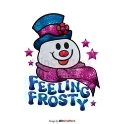 feeling frosty faux sparkling glitter png download file