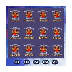 thankful and grateful blessed family svg, thankful svg, blessed svg, thankful svg, thanksgiving svg, grateful svg, autum