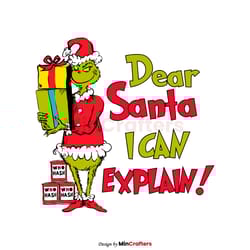 retro dear santa i can explain svg cutting digital file