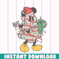 retro disney mickey christmas tree cake svg cricut files
