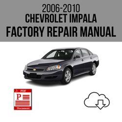 Chevrolet Impala 2006-2010 Workshop Service Repair Manual Download