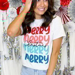merry merry christmas t-shirt