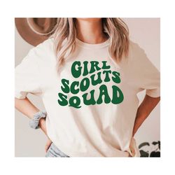 girl scout squad 2024 svg, girl scout mom svg + png, girl scout design for shirt, girl scout cookies dealer bundle, svg png dxf eps