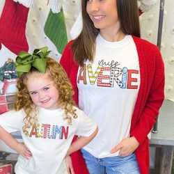 rudolph custom name t-shirt