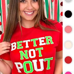 soft ideal chenille better not pout t-shirt