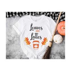 Leaves And Lattes Svg, Autumn Svg, Autumn Love Svg, Fall T-shirt Svg, Hello Fall Svg, Thankful Svg, Harvest Svg, Give Thanks Svg Png Pdf