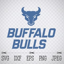 buffalo bulls svg png jpeg dxf digital cut vector filescricut design