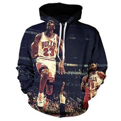 chicago bulls michael jordan 3d hoodie nba gift